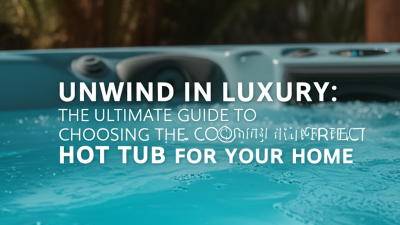 Unwind in Luxury: The Ultimate Guide to Choosing the Perfect Hot Tub for Your Home