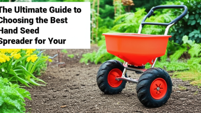 The Ultimate Guide to Choosing the Best Hand Seed Spreader for Your Garden