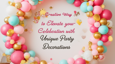 Creative Ways to Elevate Your Celebration with Unique Party Decorations