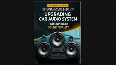 Ultimate Guide to Upgrading Your Car Audio System for Superior Sound Quality