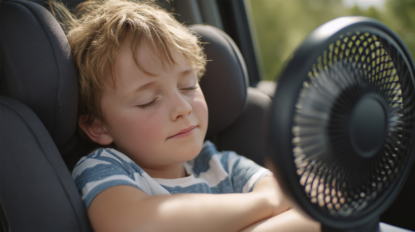 How a Car Seat Fan Can Transform Your Summer Road Trips into a Breeze