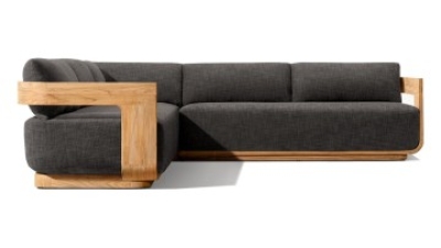Outdoor Teak Sofa Set Modern Simple Weatherproof Fabric Waterproof Open Air Patio (1).jpg