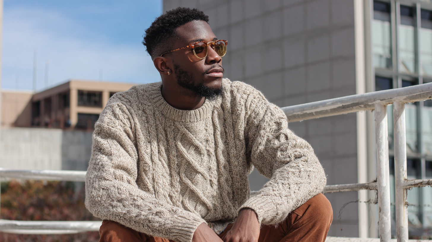How to Style a Cable Knit Sweatshirt for Every Season