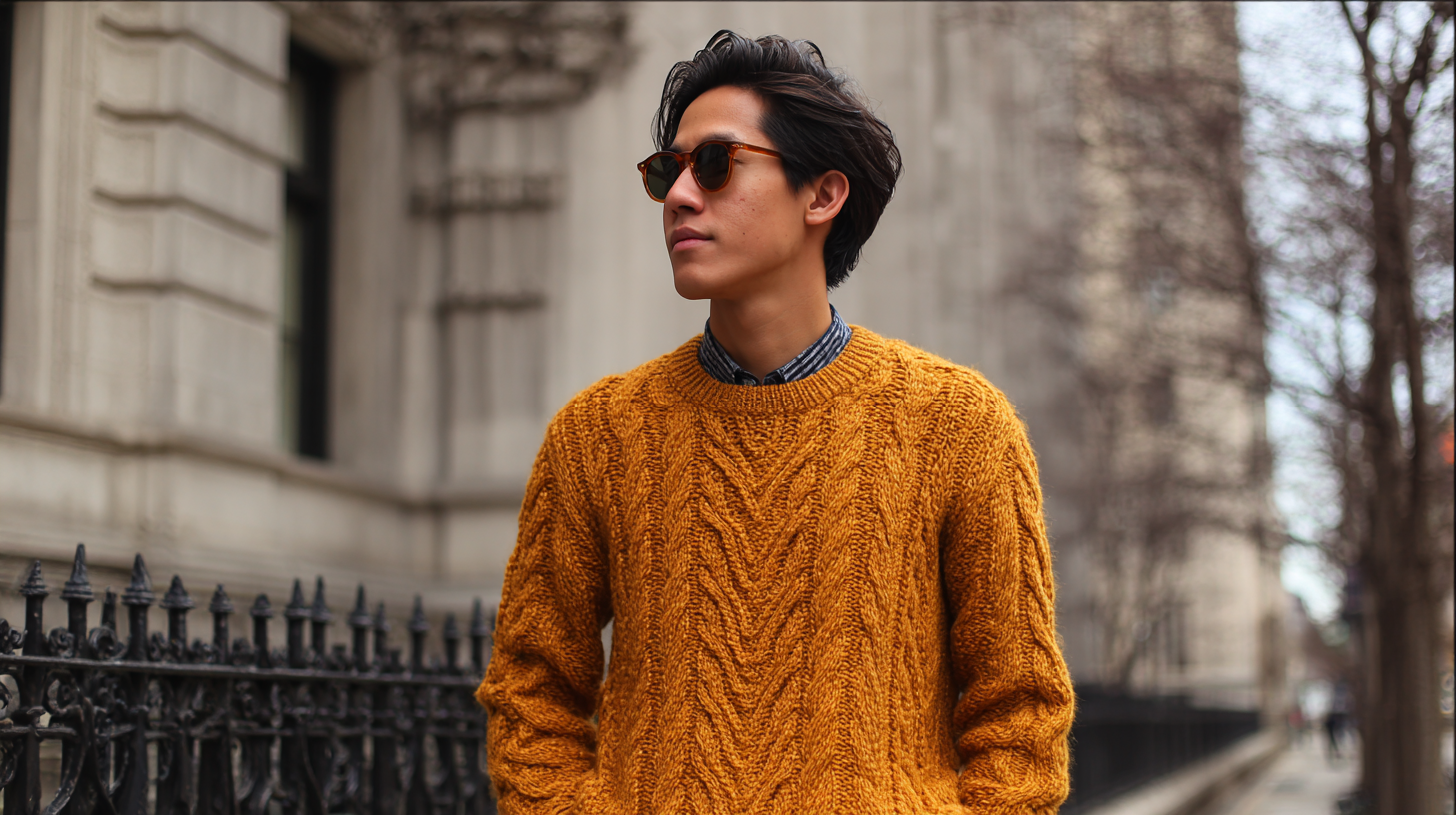 How to Style a Cable Knit Sweatshirt for Every Season