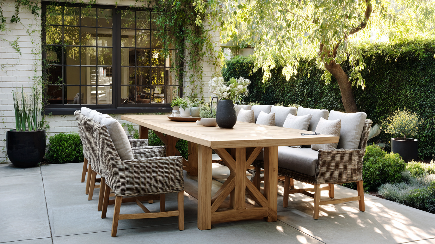 Top 5 Outdoor Dining Tables for Stylish Entertaining in Your Backyard