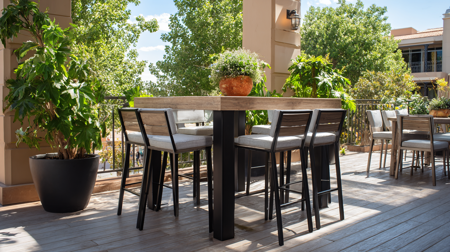 Why Choose an Outdoor Bar Table for Your Patio or Garden Space?