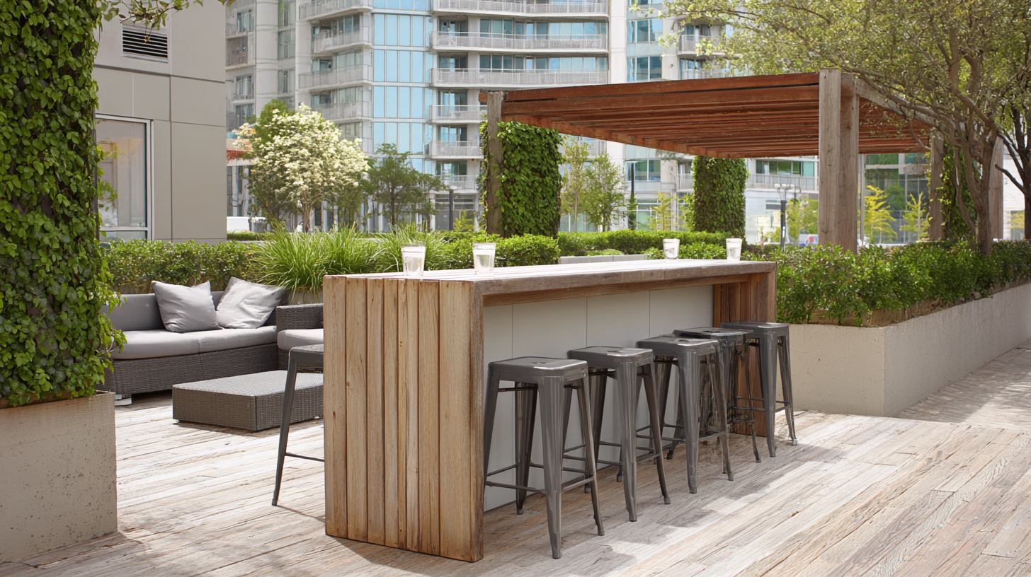 Why Choose an Outdoor Bar Table for Your Patio or Garden Space?