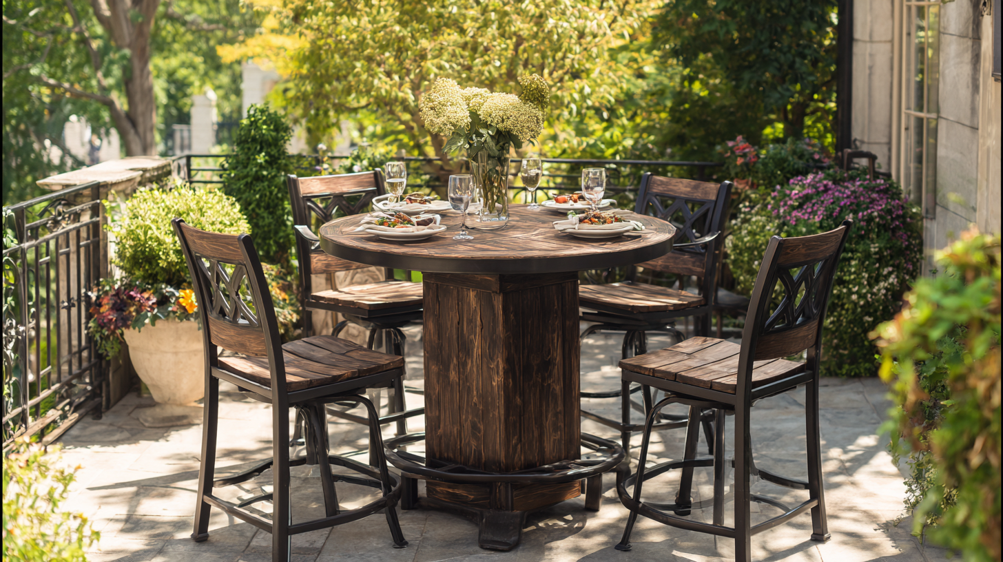 Why Choose an Outdoor Bar Table for Your Patio or Garden Space?