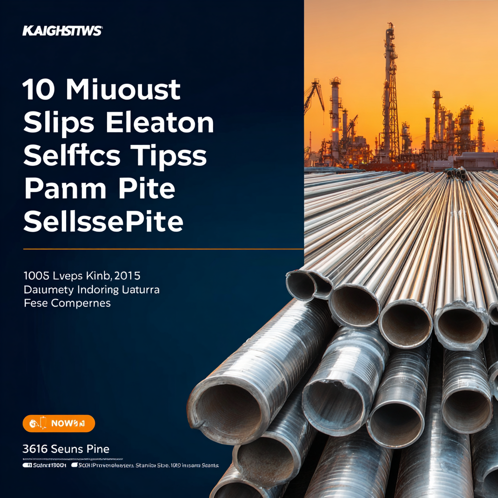 10 Must-Know Tips for Selecting the Right 304 Seamless Pipe: Industry Insights & Data
