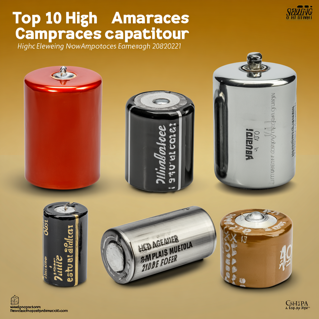 Top 10 High Amperage Capacitors to Enhance Your Electrical Projects in 2025