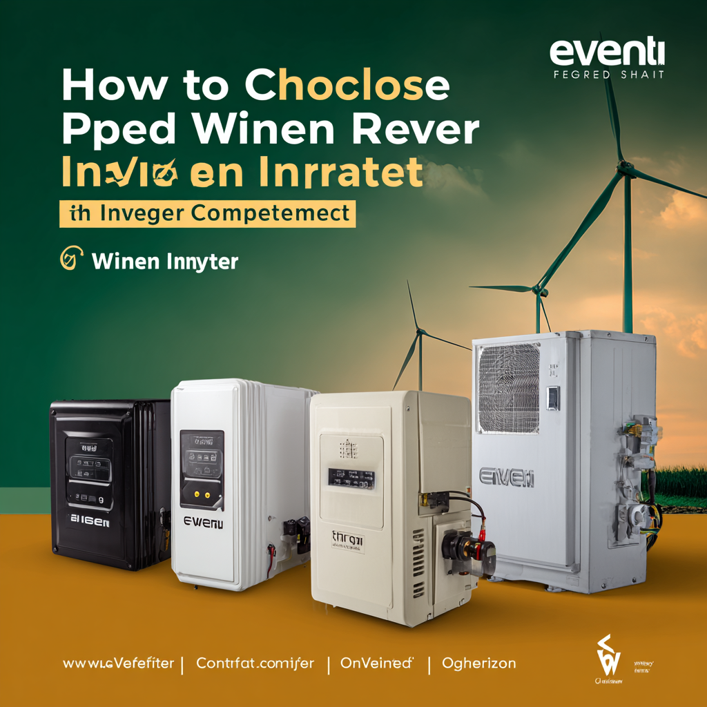 How to Choose the Right Wind Power Inverter for Efficient Energy Conversion