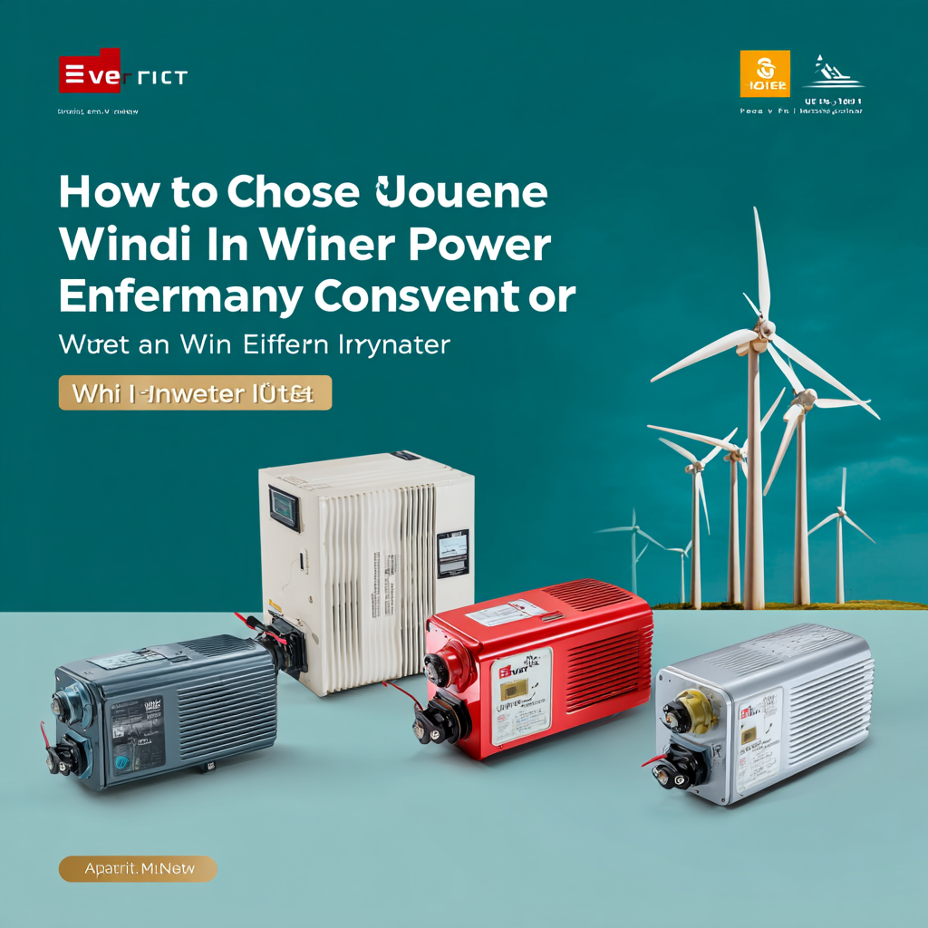 How to Choose the Right Wind Power Inverter for Efficient Energy Conversion