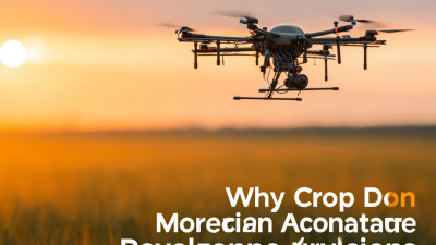 Why Crop Drones Are Revolutionizing Modern Agriculture Practices Today