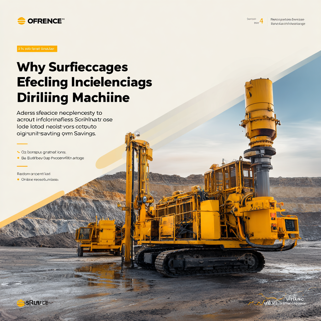 Why Surface Drilling Machines are Essential for Increased Efficiency and Cost Savings in Mining Operations