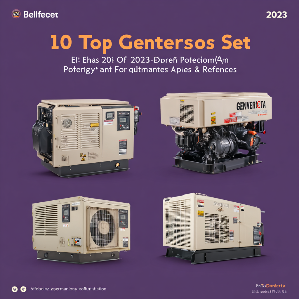 Top 10 Generator Sets of 2023: Efficiency Ratings, Power Output & Features