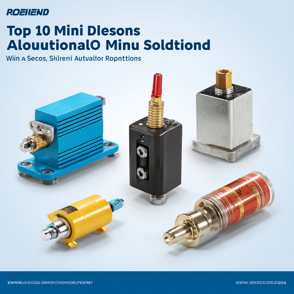 Top 10 Mini Solenoid Applications in Automation and Robotics You Need to Know