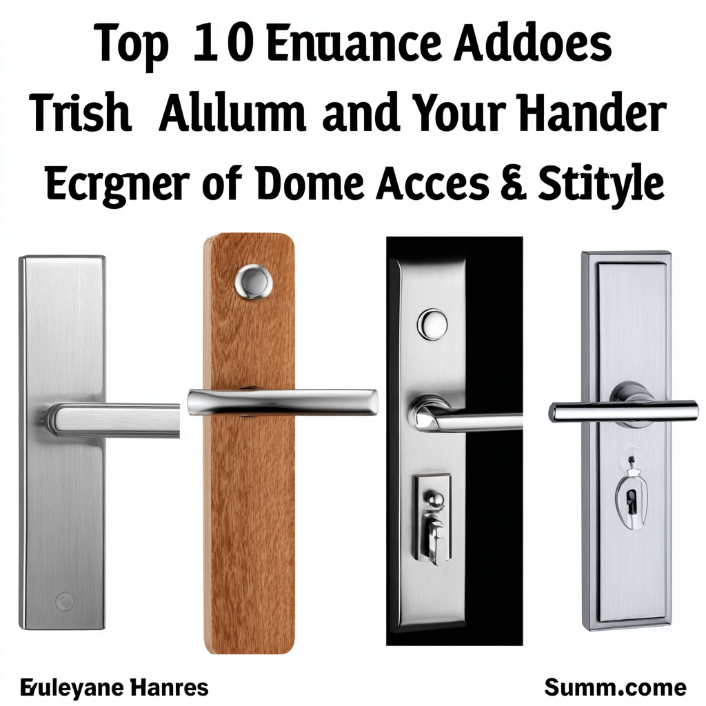 Top 10 Aluminum Door Handles Tips to Enhance Your Home Security and Style