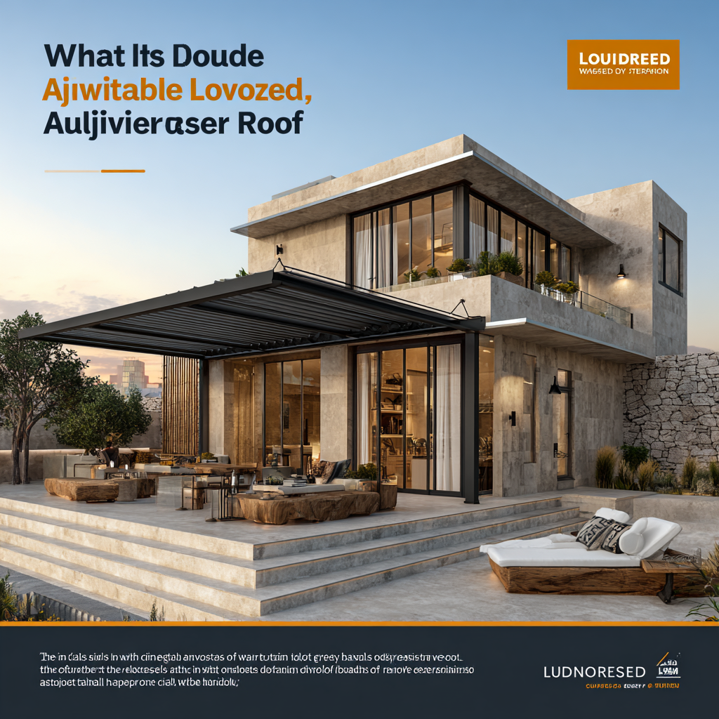 What is an Adjustable Louvered Roof? Benefits and Uses Explained