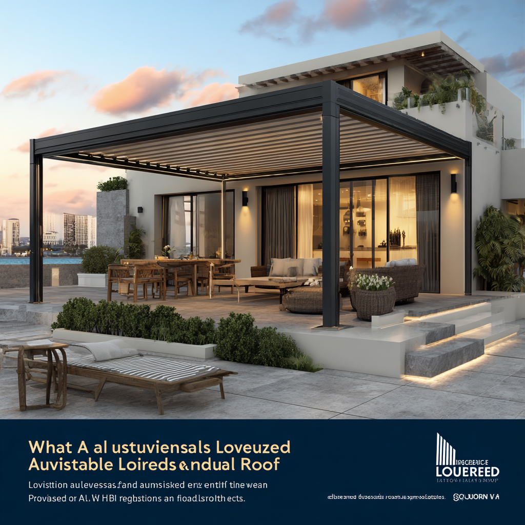 What is an Adjustable Louvered Roof? Benefits and Uses Explained