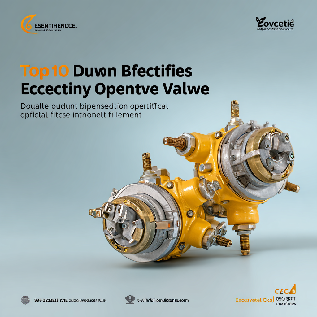 Top 10 Benefits of Double Eccentric Butterfly Valves for Optimal Flow Control