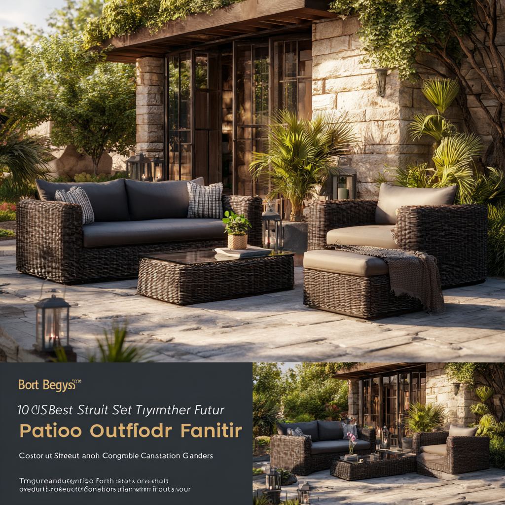 10 Best Patio Outdoor Furniture Sets for Stylish and Comfortable Gardens