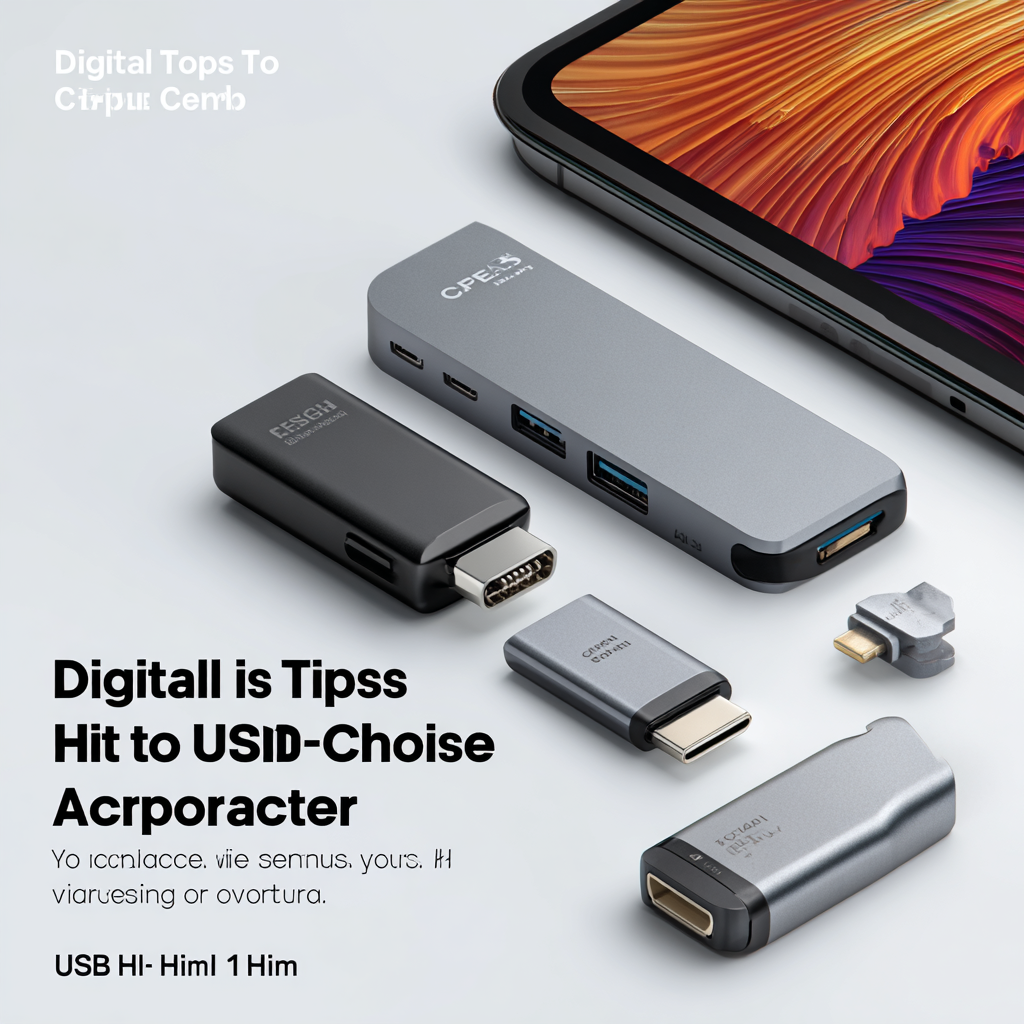 Digital Tips for Choosing the Best USB C to HDMI Adapter for Your Needs