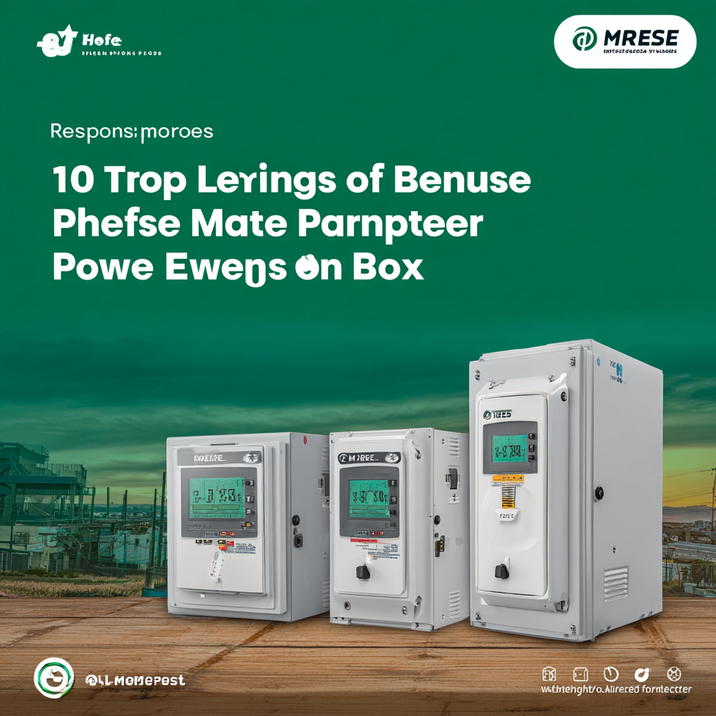 Top 10 Benefits of Using a Three Phase Meter Box for Efficient Power Management
