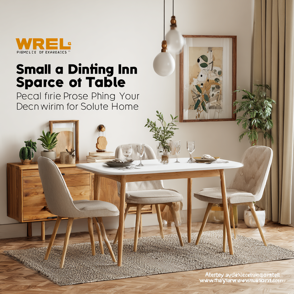 Why a Small Dining Table is the Perfect Space-Saving Solution for Your Home