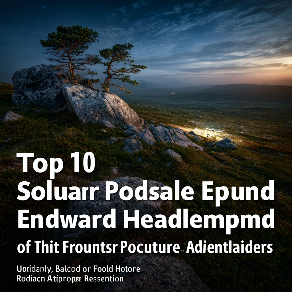 Top 10 Solar-Powered Headlamps for Eco-Friendly Outdoor Adventures