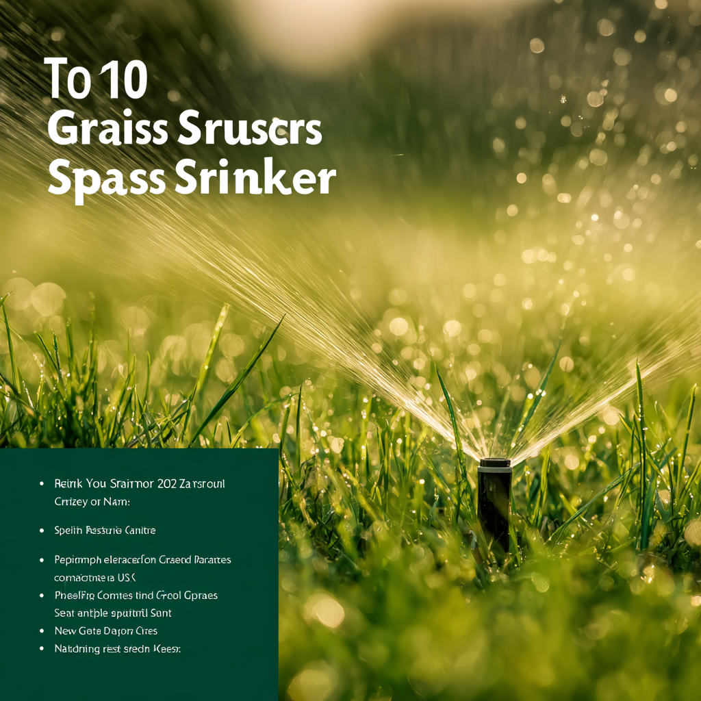 Top 10 Grass Sprinklers: Find the Best Options for Your Lawn Care in 2024