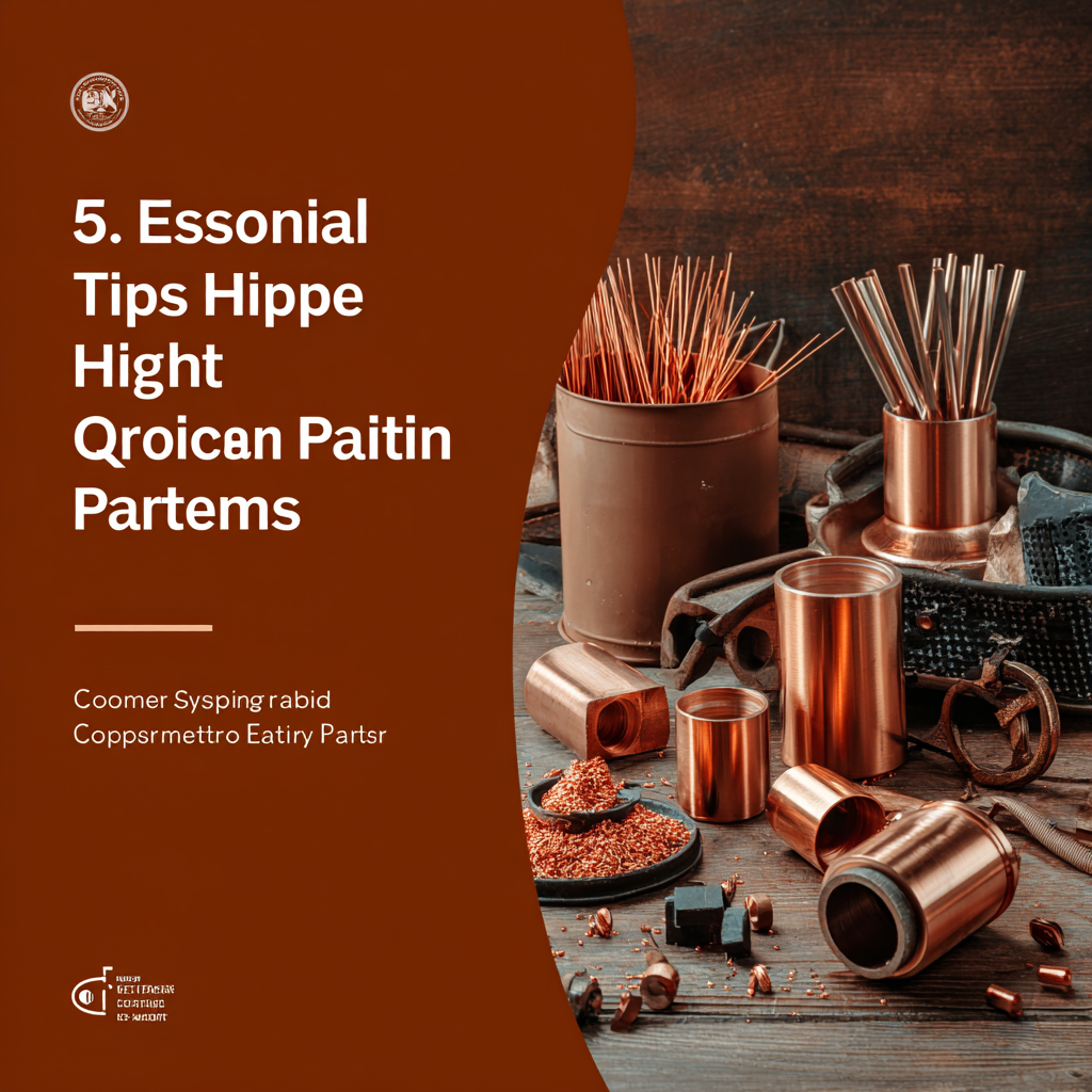5 Essential Tips for Choosing High-Quality Copper Extrusion Parts