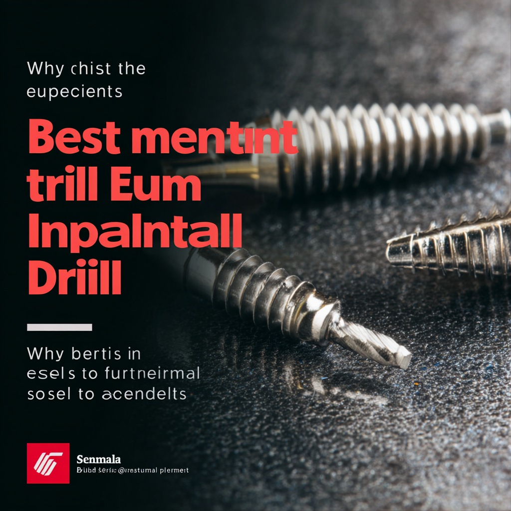 Why the Best Implant Drill is Essential for Successful Dental Implants