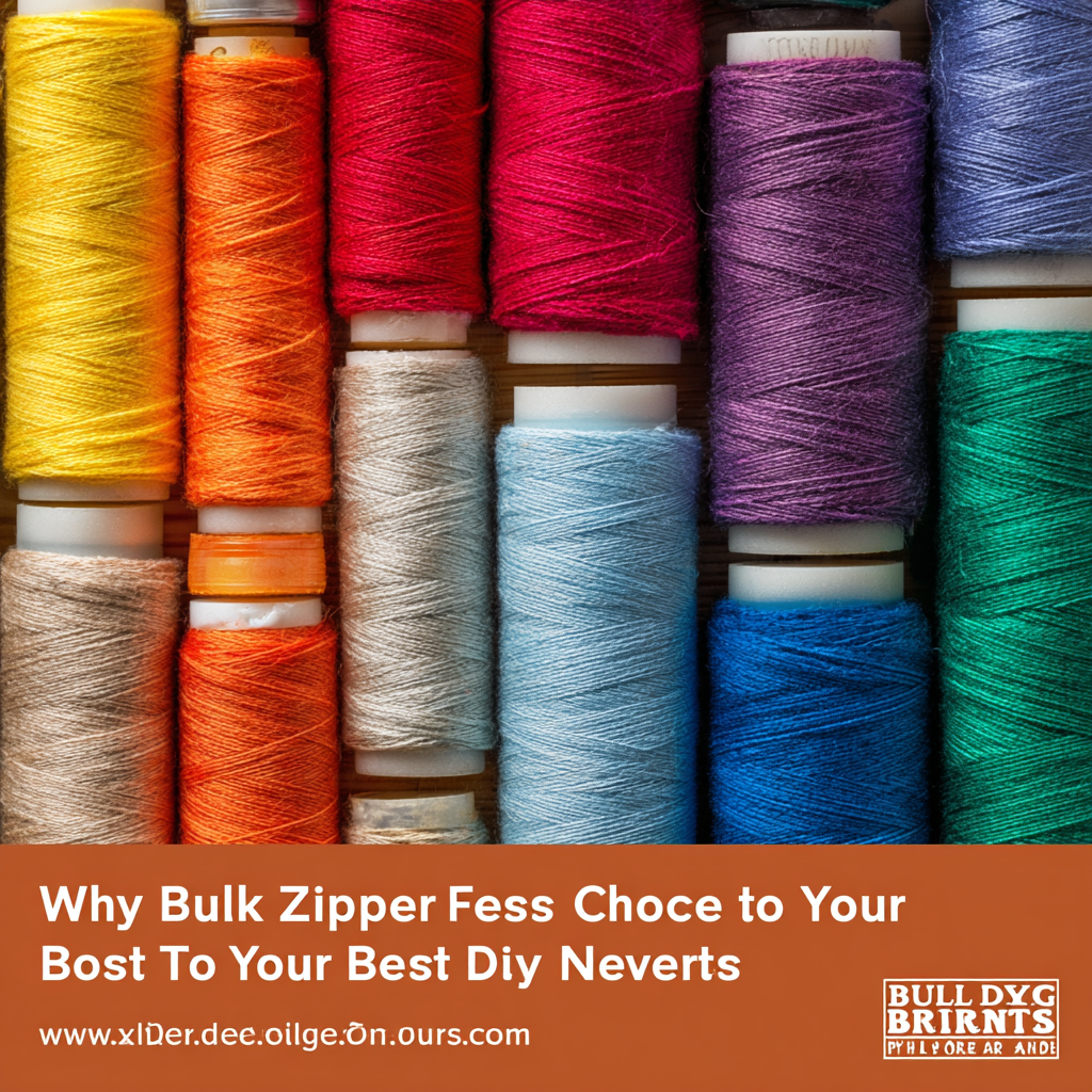 Why Bulk Zippers Are the Best Choice for Your Sewing Projects and DIY Needs