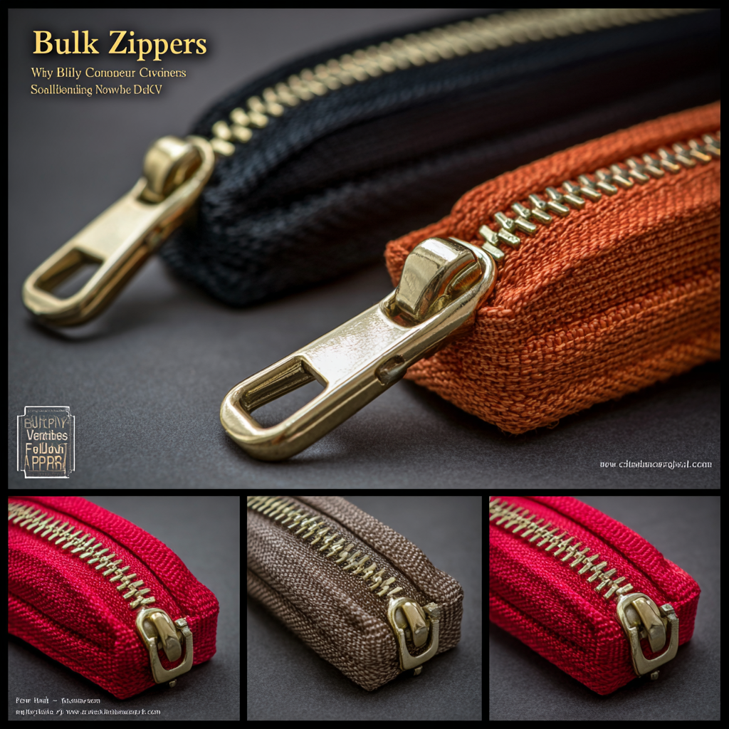 Why Bulk Zippers Are the Best Choice for Your Sewing Projects and DIY Needs