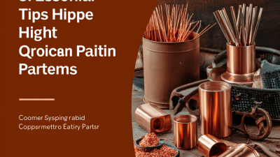 5 Essential Tips for Choosing High-Quality Copper Extrusion Parts