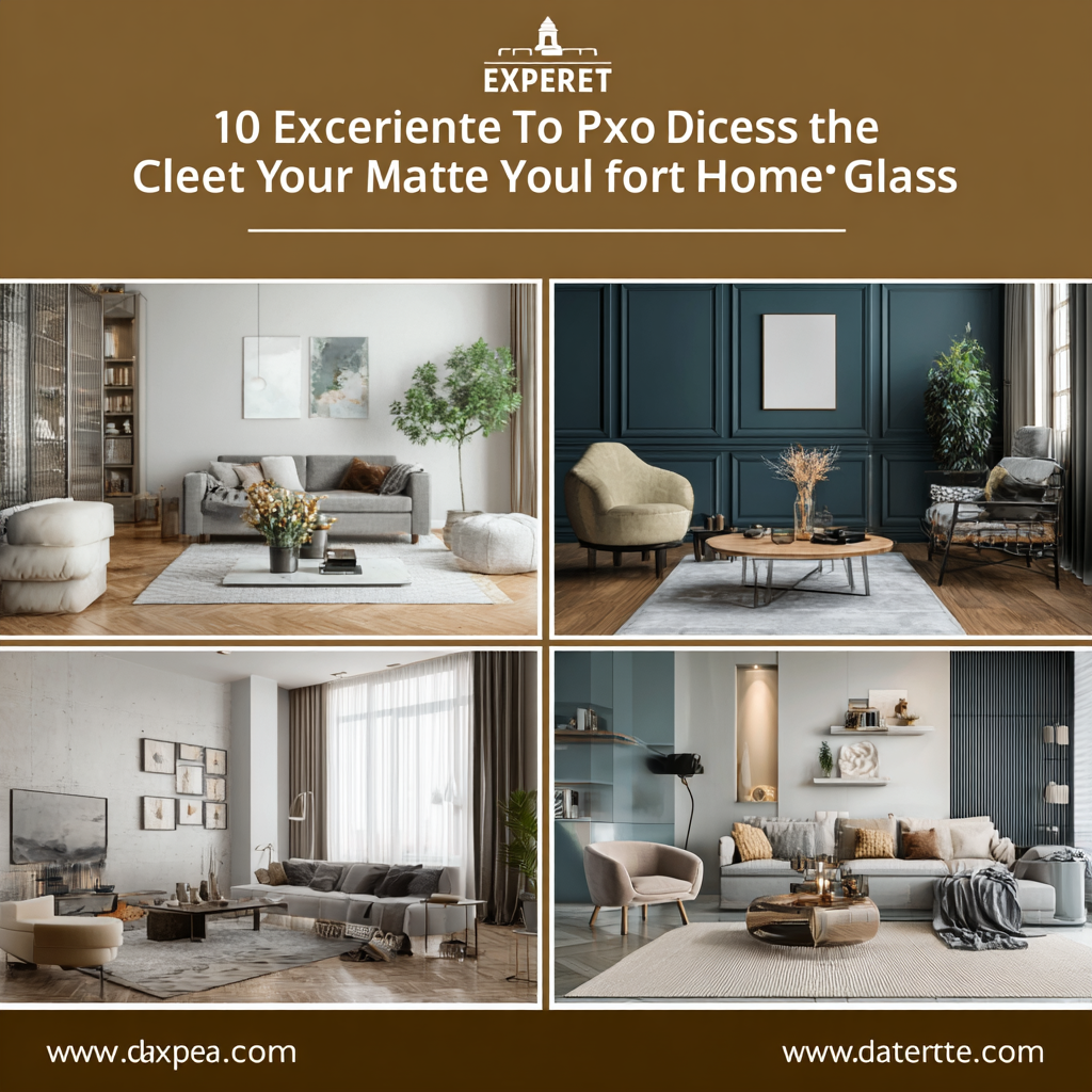 10 Expert Tips for Choosing the Perfect Matte Glass for Your Home Décor
