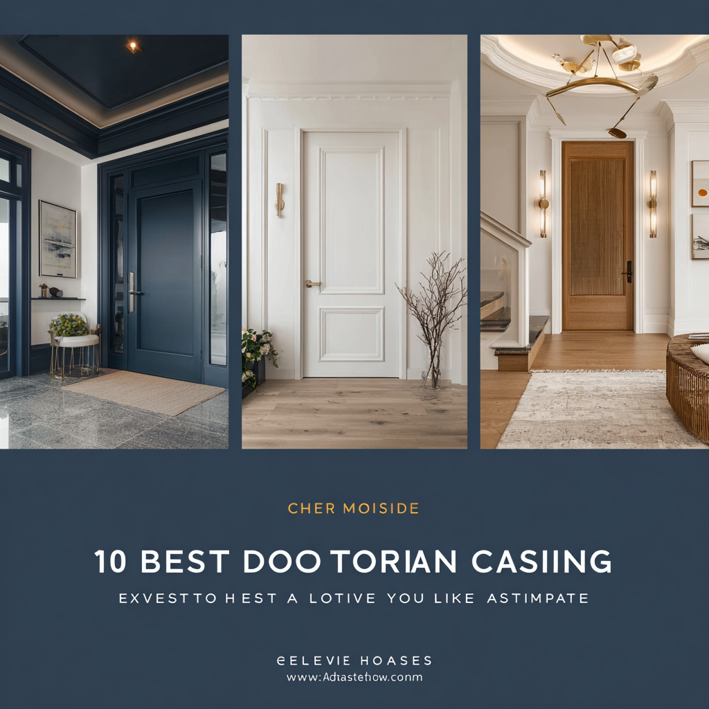 10 Best Modern Door Casings to Elevate Your Home Aesthetic