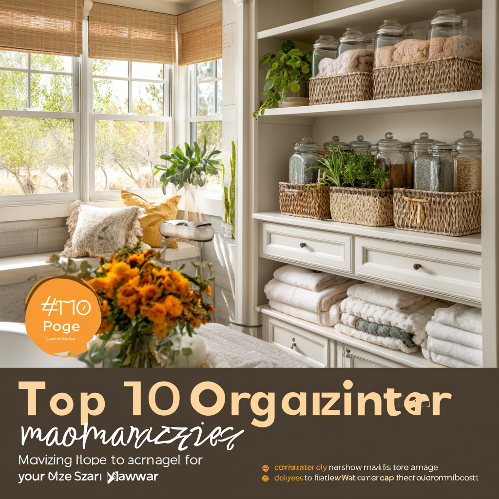 Top 10 Bathroom Organizers to Maximize Space and Declutter Your Shower