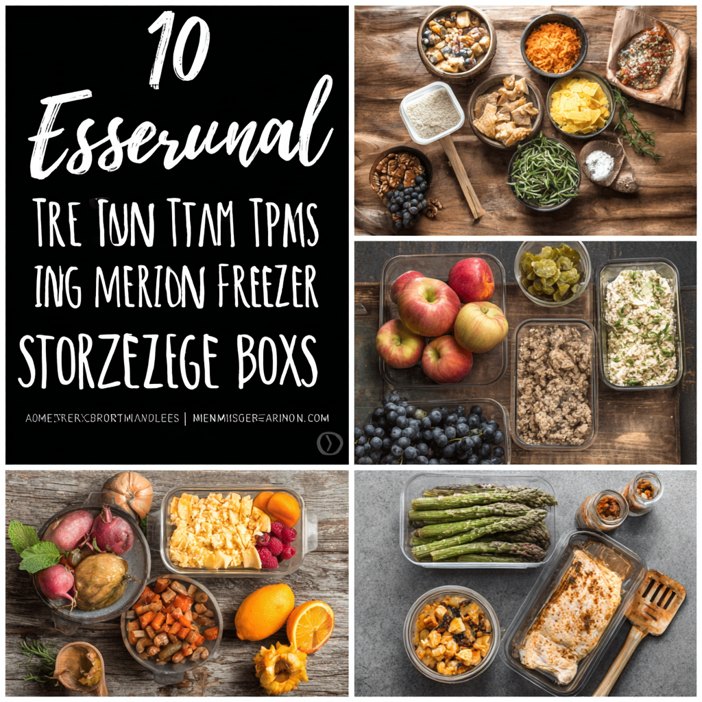 10 Essential Tips for Maximizing Your Freezer Storage Boxes Efficiency