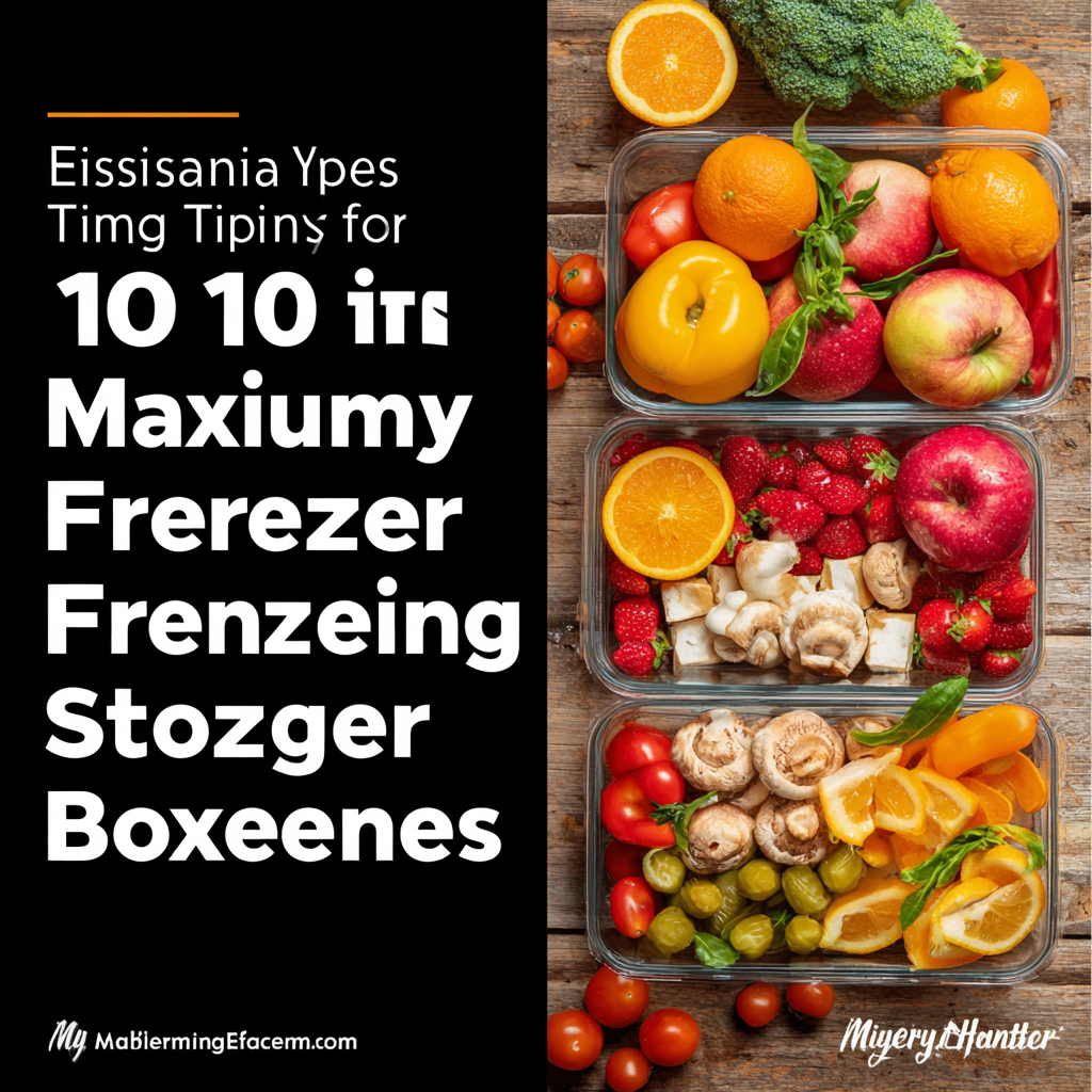 10 Essential Tips for Maximizing Your Freezer Storage Boxes Efficiency