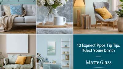 10 Expert Tips for Choosing the Perfect Matte Glass for Your Home Décor