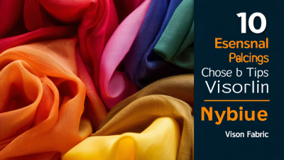 10 Essential Tips for Choosing the Right Viscose Nylon Fabric for Your Projects