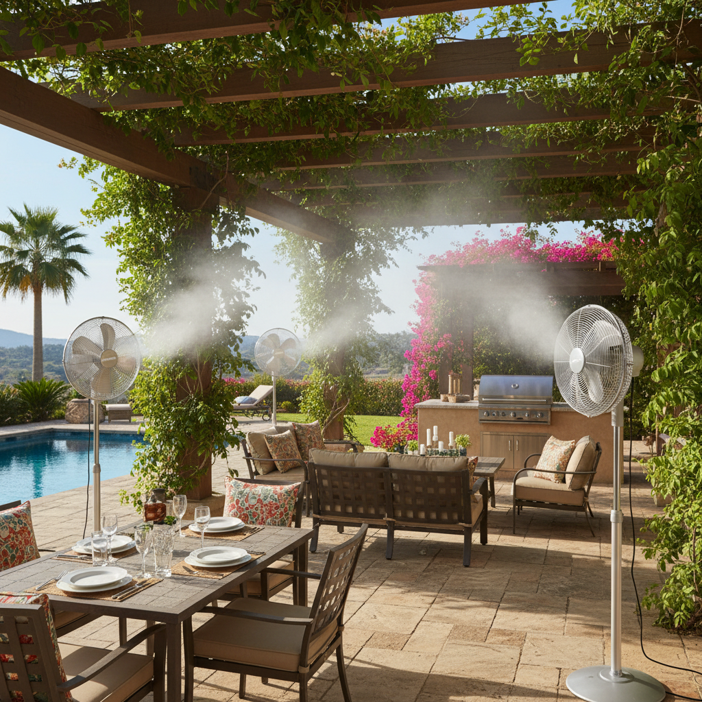 10 Essential Tips for Choosing the Best Exterior Misting Fans for Your Patio