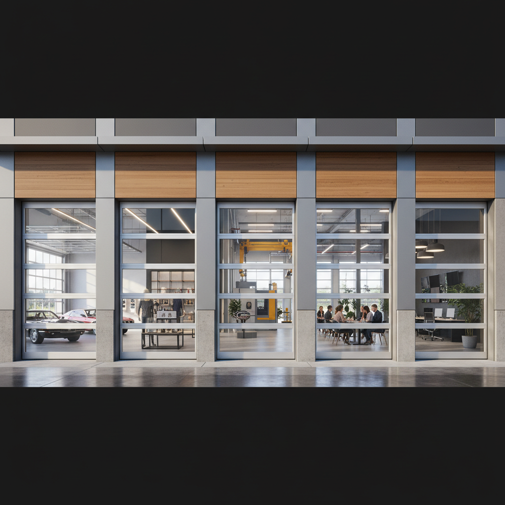 Top 5 Benefits of Installing Transparent Sectional Doors for Your Space