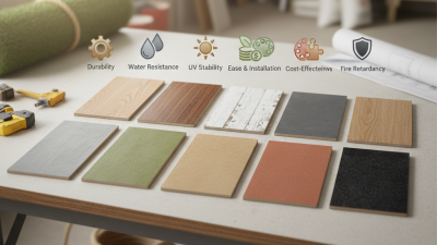10 Essential Tips for Choosing the Best WPC Sheets for Your Projects