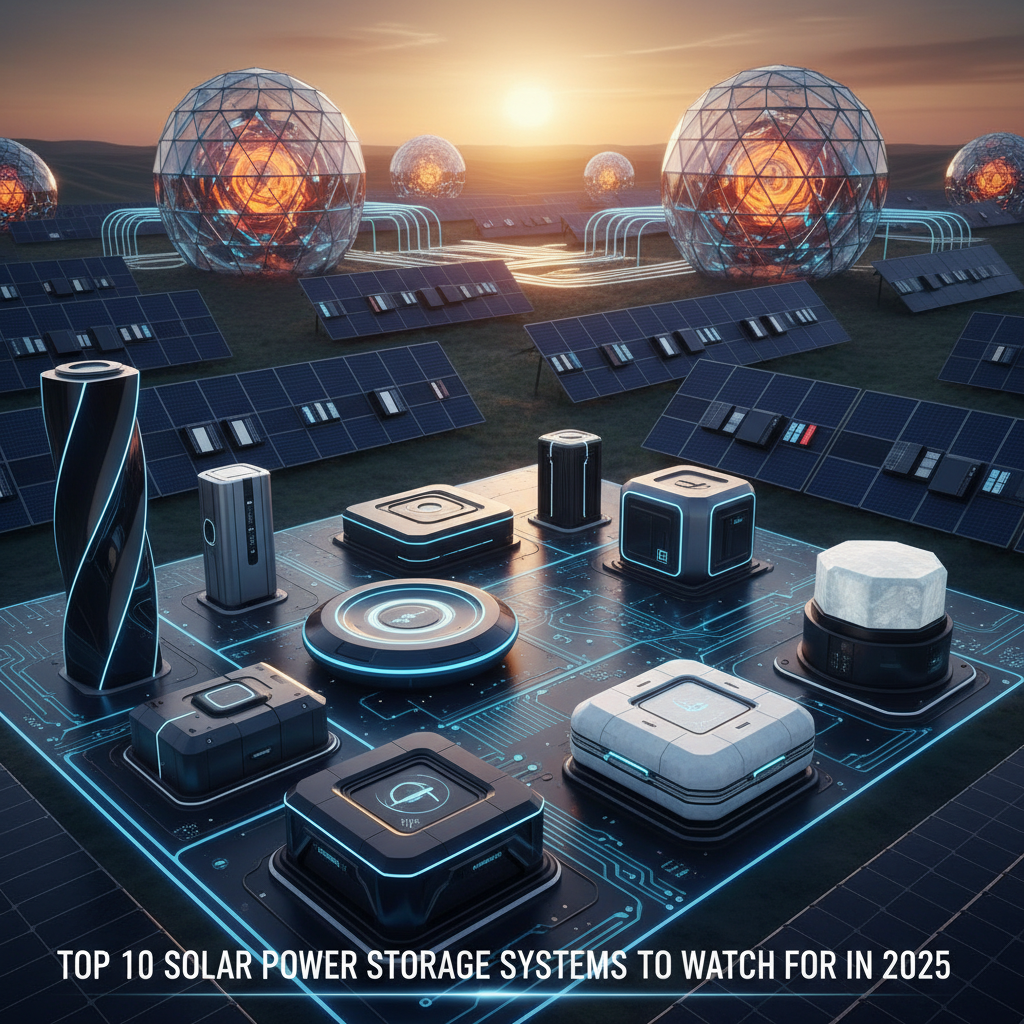 Top 10 Solar Power Storage Systems to Watch for in 2025