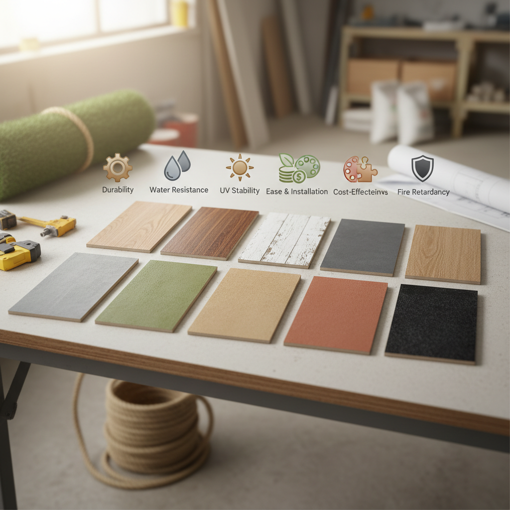 10 Essential Tips for Choosing the Best WPC Sheets for Your Projects