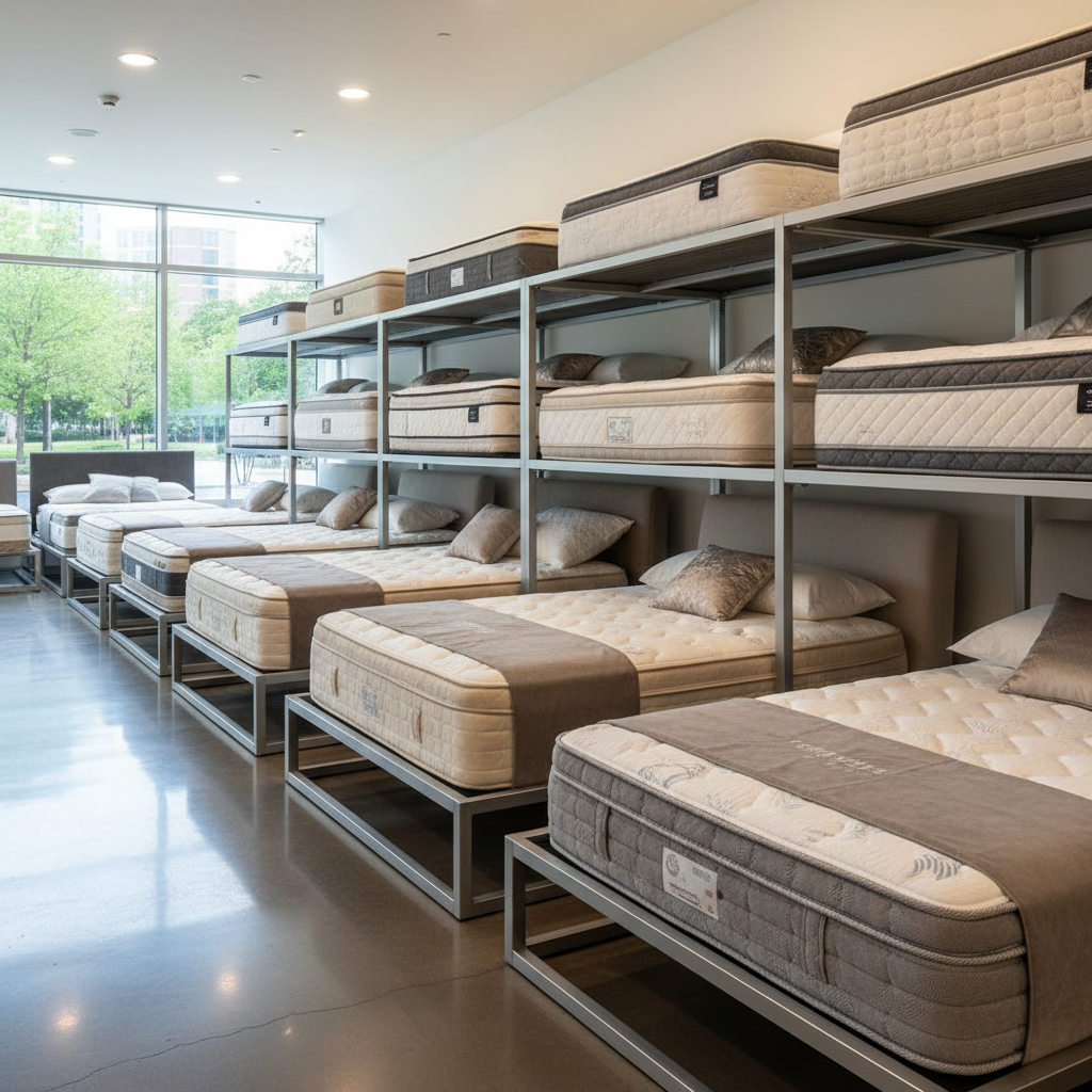 Why You Need a Mattress Display Rack for Effective Showroom Management