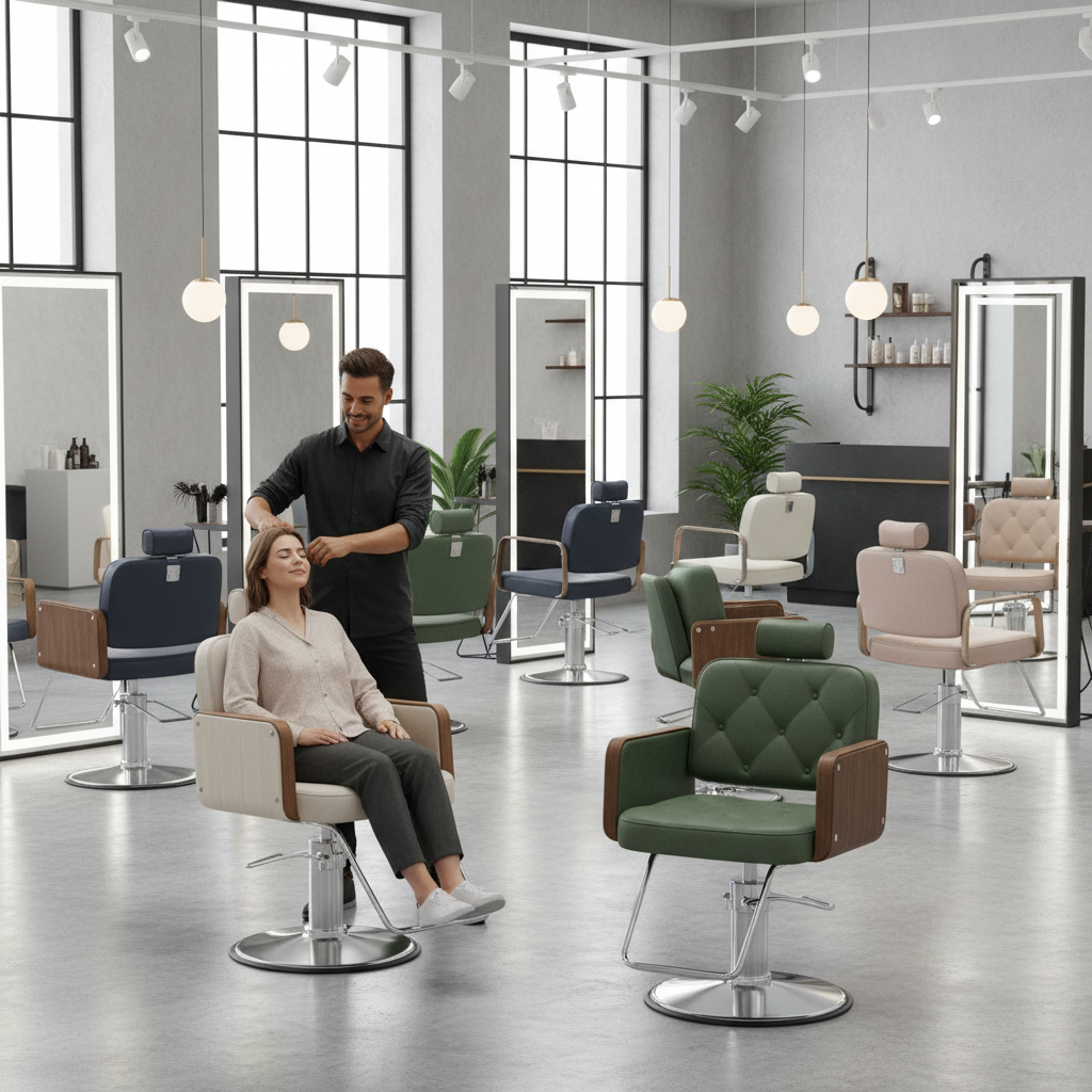 Top 10 Hairdressing Chairs for Salons Based on Ergonomics and Customer Satisfaction