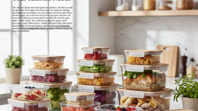 2025 How to Choose the Best Glass Containers for Your Kitchen Needs